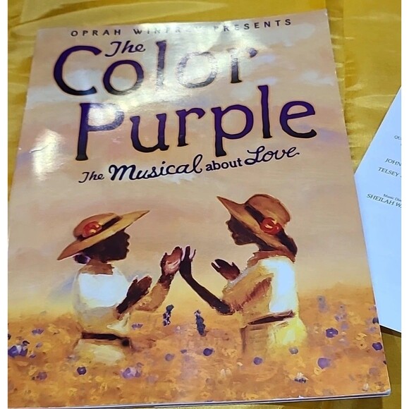 Oprah Winfrey Presents- The Color Purple. A New Musical- 12x9” Program - Picture 5 of 10